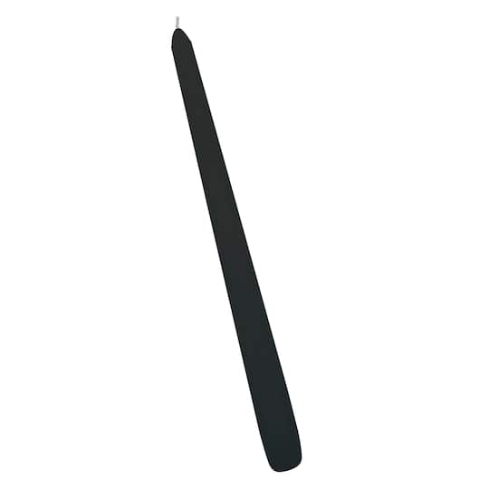 48 Pack: 10" Black Taper Candle by Ashland®